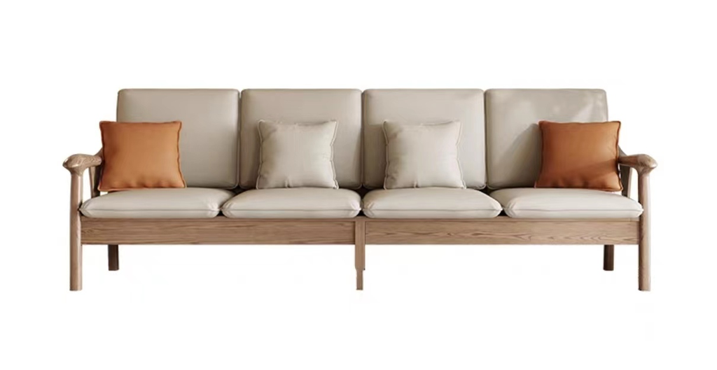 北歐實木 冬夏沙發 四人位YLS20