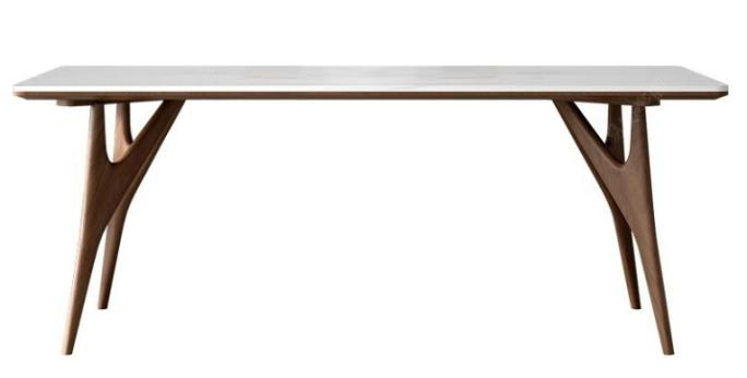 中古刹寂 岩板 長形實木餐桌906#OL