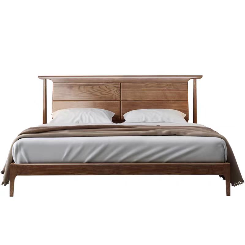 北歐風 白蠟木 實木雙人床A01床 1.8米