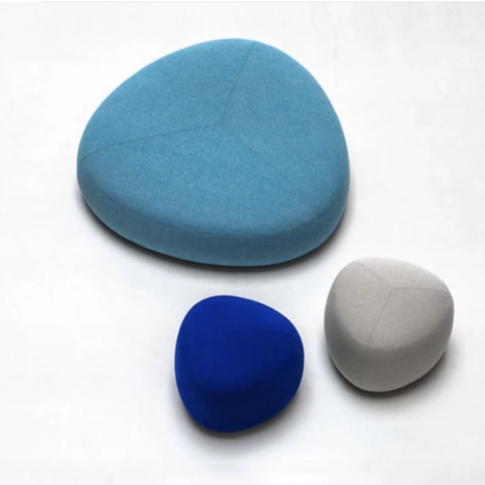 北歐風 客廳洽談區 麻布坐墩 JTS-1049-5#