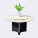 義式極簡 奢石 鑽石白 帶轉盤圓臺SL-2292#