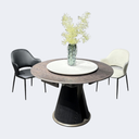 義式極簡 可伸縮 微晶石圓臺SL-2557#拉伸