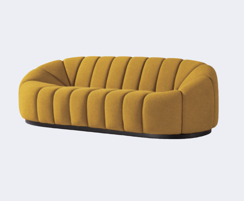 義式極簡 設計師款 布藝 南瓜沙發QY-S1215A