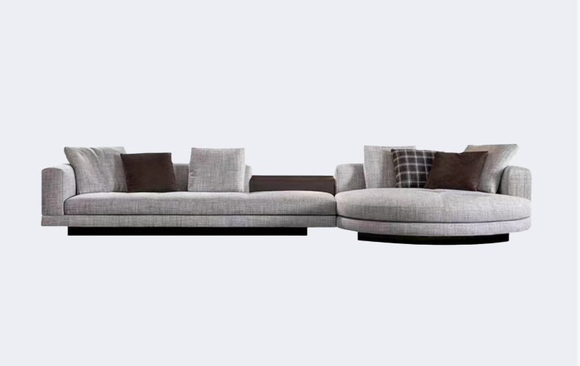 義式極簡 設計師款 布藝 異形沙發QY-S1266