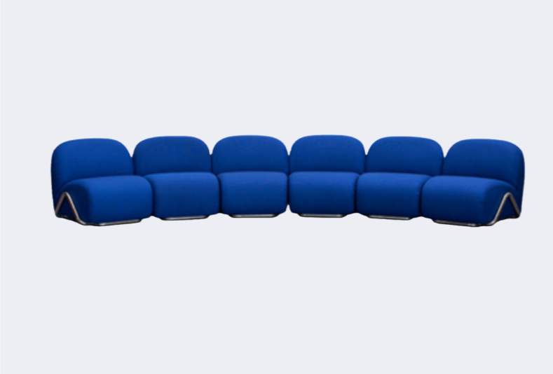 義式極簡 設計師款 弧形 模塊沙發QY-S1584