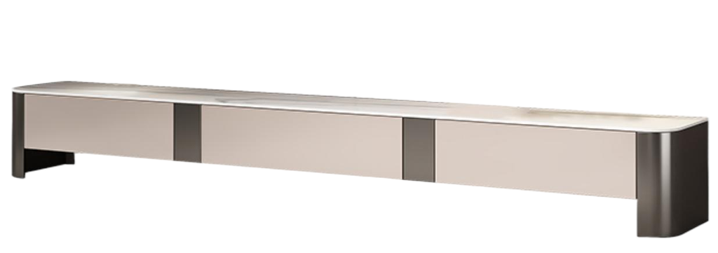 義式極簡  亮光岩板面 三門電視櫃2311#OL