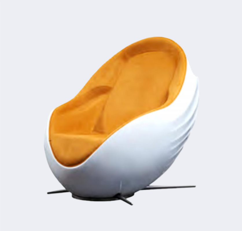 義式極簡 設計師款 異形 布藝 蛋殼椅YFN-K129