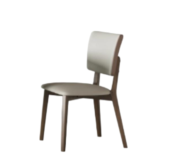 北歐風 高度回彈海綿 實木脚餐椅929#OL