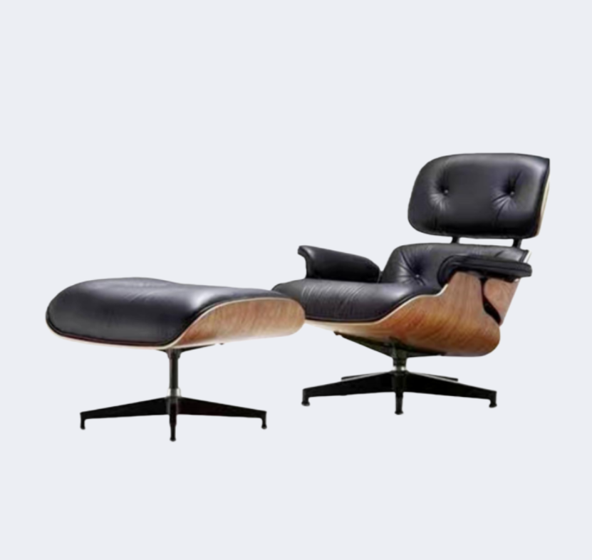 義式極簡 設計師款 伊姆斯皮面躺椅YFN-K121