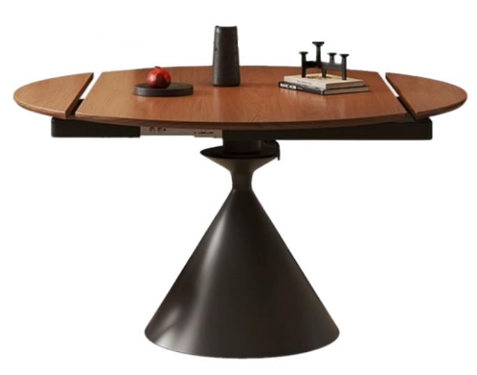 中古風 可伸縮 實木餐桌HCT244#OL