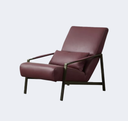 義式極簡 設計師款 皮面 蝸牛躺椅YFN-K142