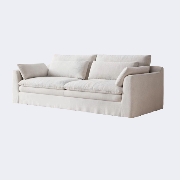 現代簡約風 雙靠背 布藝沙發OL-風信子#