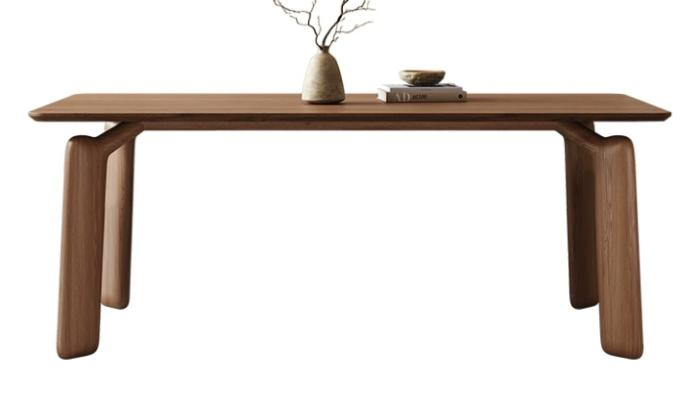 中古風 全實木 長形餐桌8121#OL