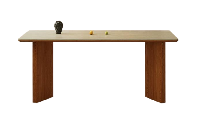 中古刹寂 岩板 長形實木餐桌QC-69#OL