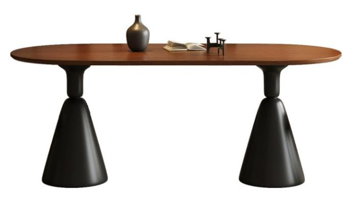 中古刹寂 五金底座 長形實木餐桌922#OL