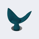 義式極簡 設計師款 異形 鯨魚尾巴椅YFN-K259