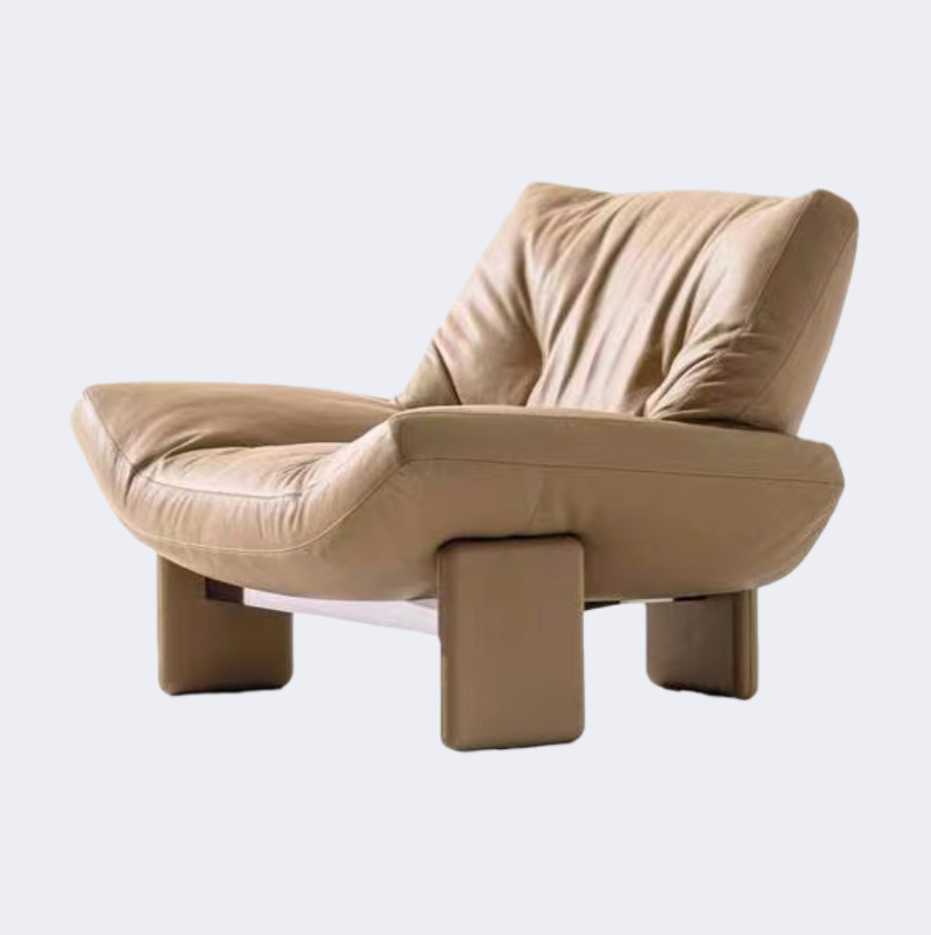 義式極簡 設計師款 實木脚 微笑椅YFN-K286