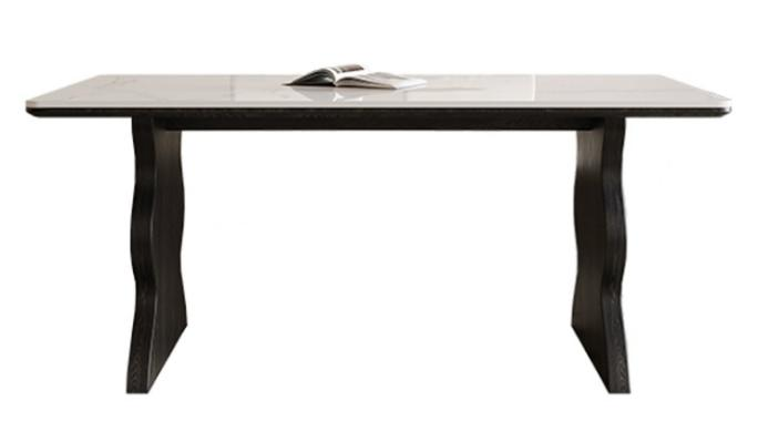 中古刹寂 岩板 長形實木餐桌2199#OL