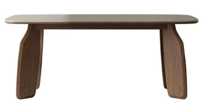 中古刹寂 岩板 長形實木餐桌737#OL