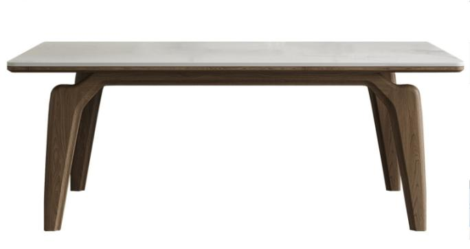 中古刹寂 岩板 長形實木餐桌701#OL