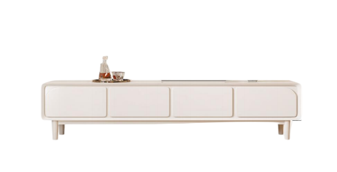 奶油風 極簡設計 實木四門 電視櫃CNY-02#OL