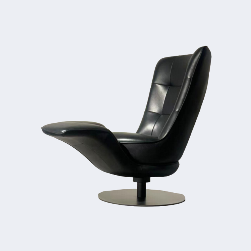 義式極簡 設計師款 皮面 休閑單椅YFN-HT080