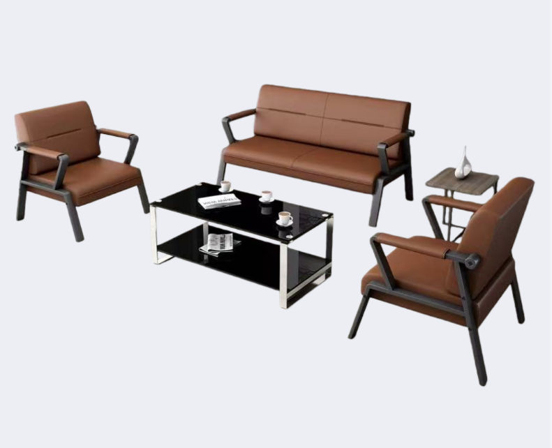 商務家具 皮面 扶手沙發(不含茶几)ZY-005