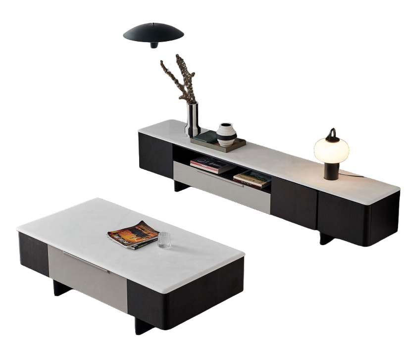 現代簡約風 彩晶石烤漆茶几 JJY2197B