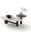 剎寂風 極簡設計 奢石茶几 YJJ-9022#