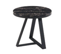 義式極簡 大理石 鐵腳邊几 JT-C-981#