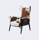 現代輕奢 設計師款 馬毛皮 老虎椅YFN-AC012