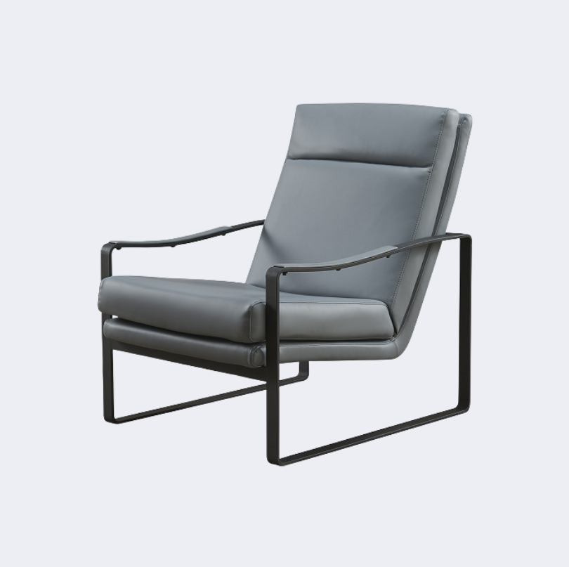 義式極簡 皮面 休閑扶手躺椅YFN-AC016