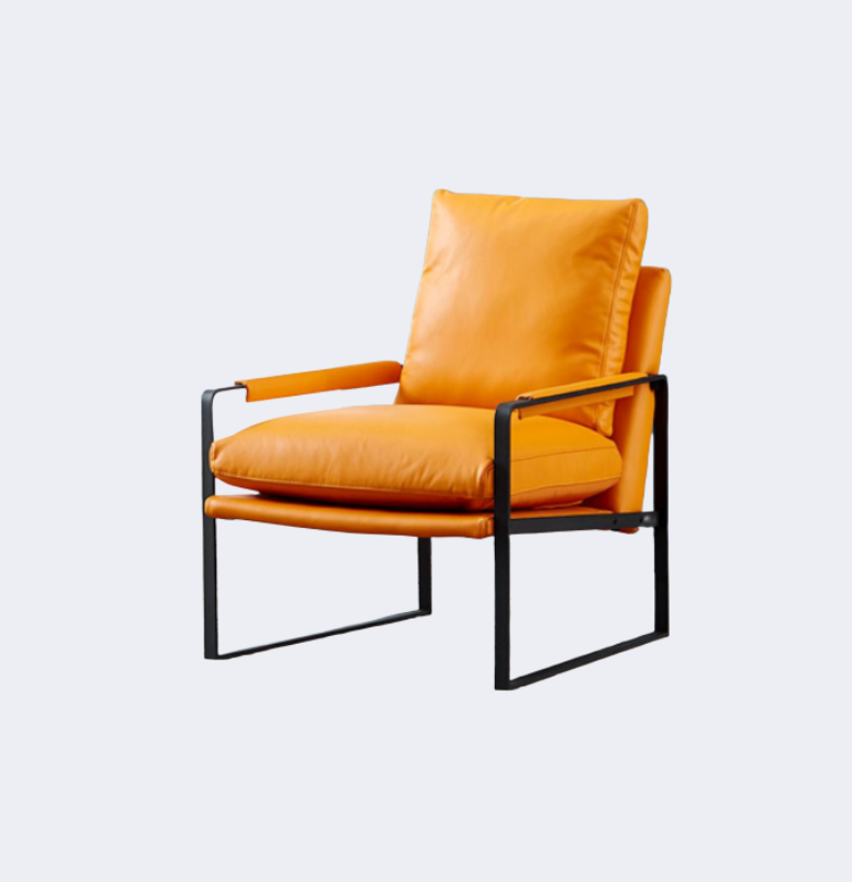 義式極簡 設計師款 軟包 扶手椅YFN-AC015