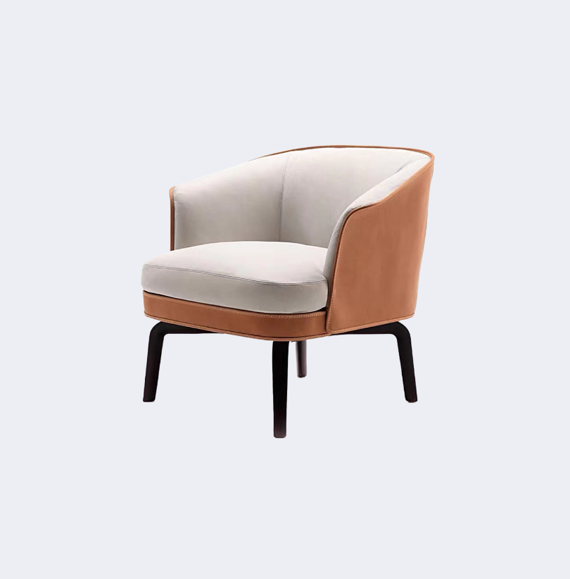 現代簡約 布藝軟包 休閑單椅YFN-A06