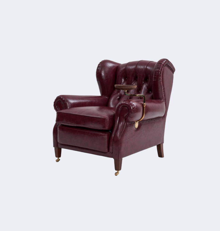 義式極簡 拉扣 真皮雪茄椅YFN-AB065