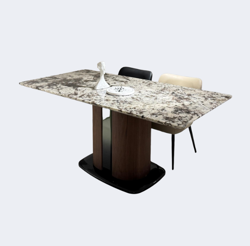 義式極簡 奢石 雪山飛狐 長形餐臺SL-2535#