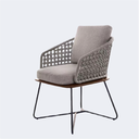 戶外桌椅 藤編 鋁架扶手椅FBL-SY-P23