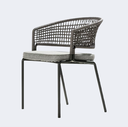 戶外家具 金屬框架 繩編扶手單椅FBL-SY-P30