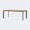 戶外桌椅 鋁材 塑木面長桌FBL-SY-A06