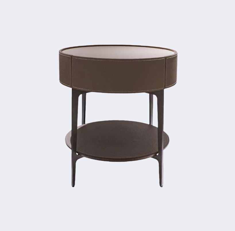 現代簡約 金属框架 圓形邊櫃ST023