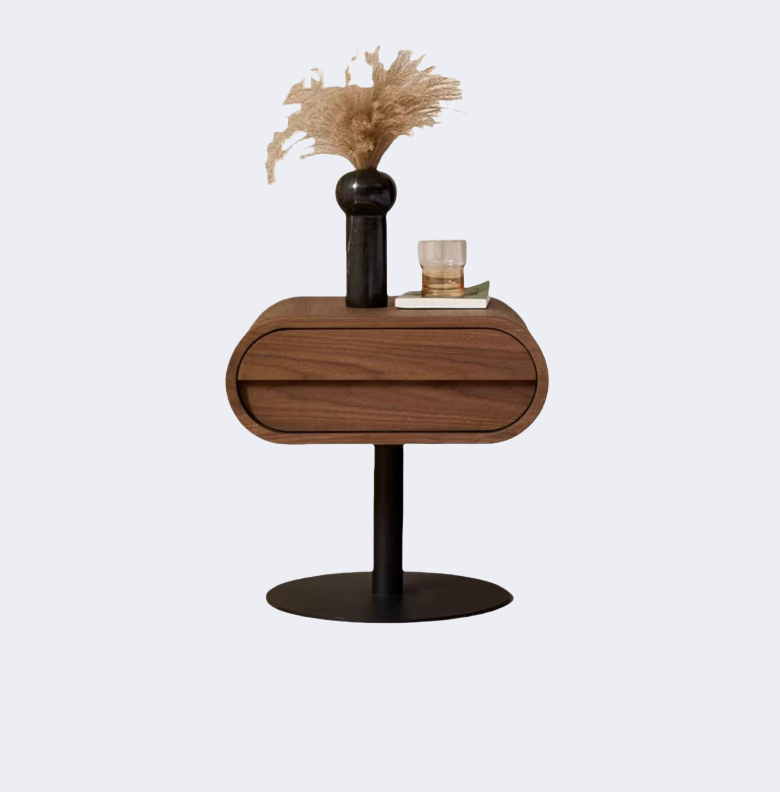 現代簡約 設計師款 弧形床頭櫃ST275