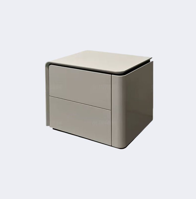 現代簡約 烤漆面 雙抽落地儲物櫃ST012#