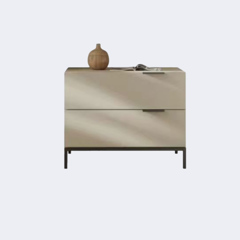 現代簡約 五金底座 雙抽儲物櫃ST-A93