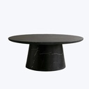 天然大理石茶几 咖啡桌（黑）