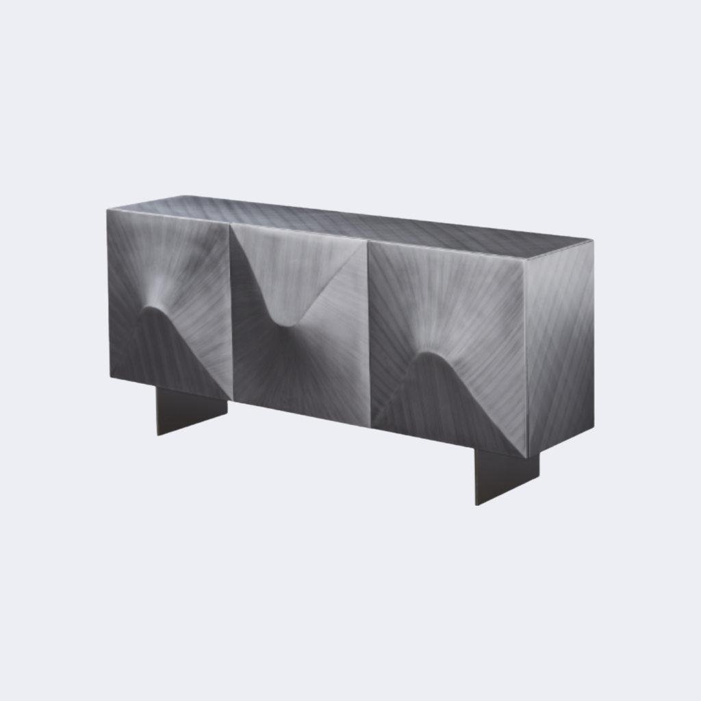 現代簡約 拉絲面 高脚款儲物櫃ST-C12