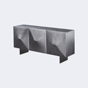 現代簡約 拉絲面 高脚款儲物櫃ST-C12