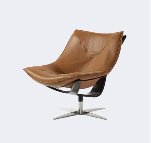 義式現代 設計師款 可旋轉 皮面躺椅YFN-K240