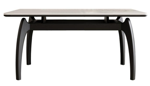 中古刹寂 岩板 長形實木餐桌A938#OL