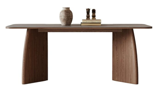 中古刹寂 岩板 長形實木餐桌9051#OL