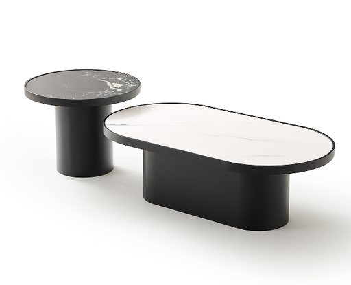 義式極簡 微晶石面 組合茶几 YJJ-2518#大